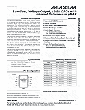 DataSheet MAX5201A pdf